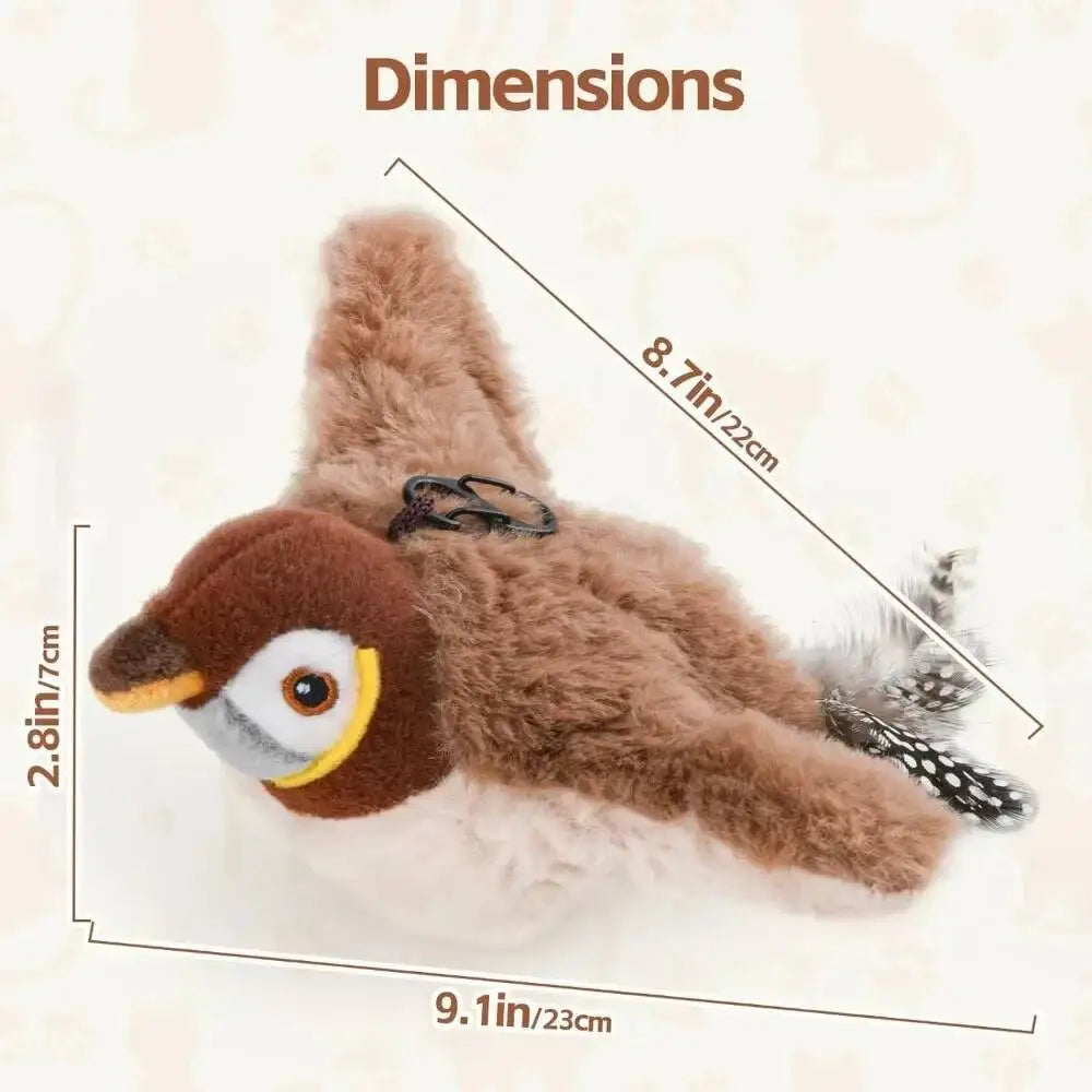 Interactive Chirping Flappy Bird Toy