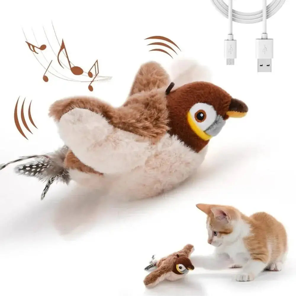 Interactive Chirping Flappy Bird Toy